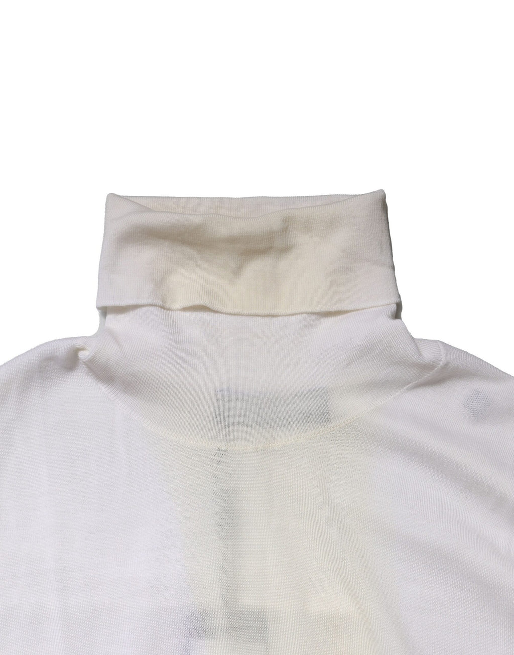 Dolce & Gabbana White Wool Turtleneck Men Sweatshirt Sweater