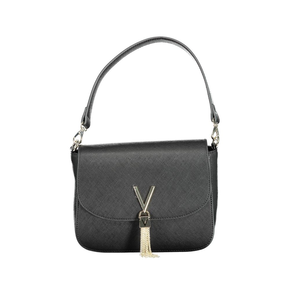 Mario Valentino Nero Polyurethane Women Handbag | Regal Royce