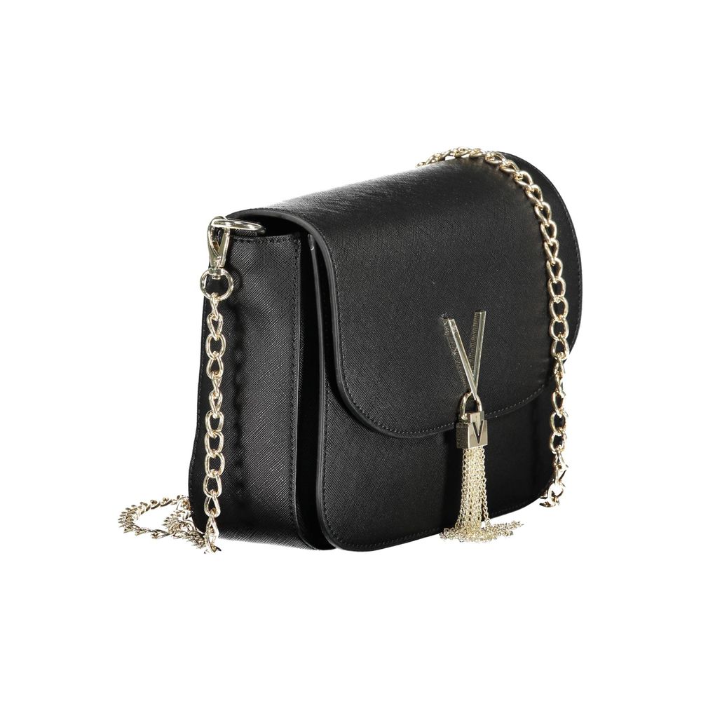 Mario Valentino Nero Polyurethane Women Handbag | Regal Royce