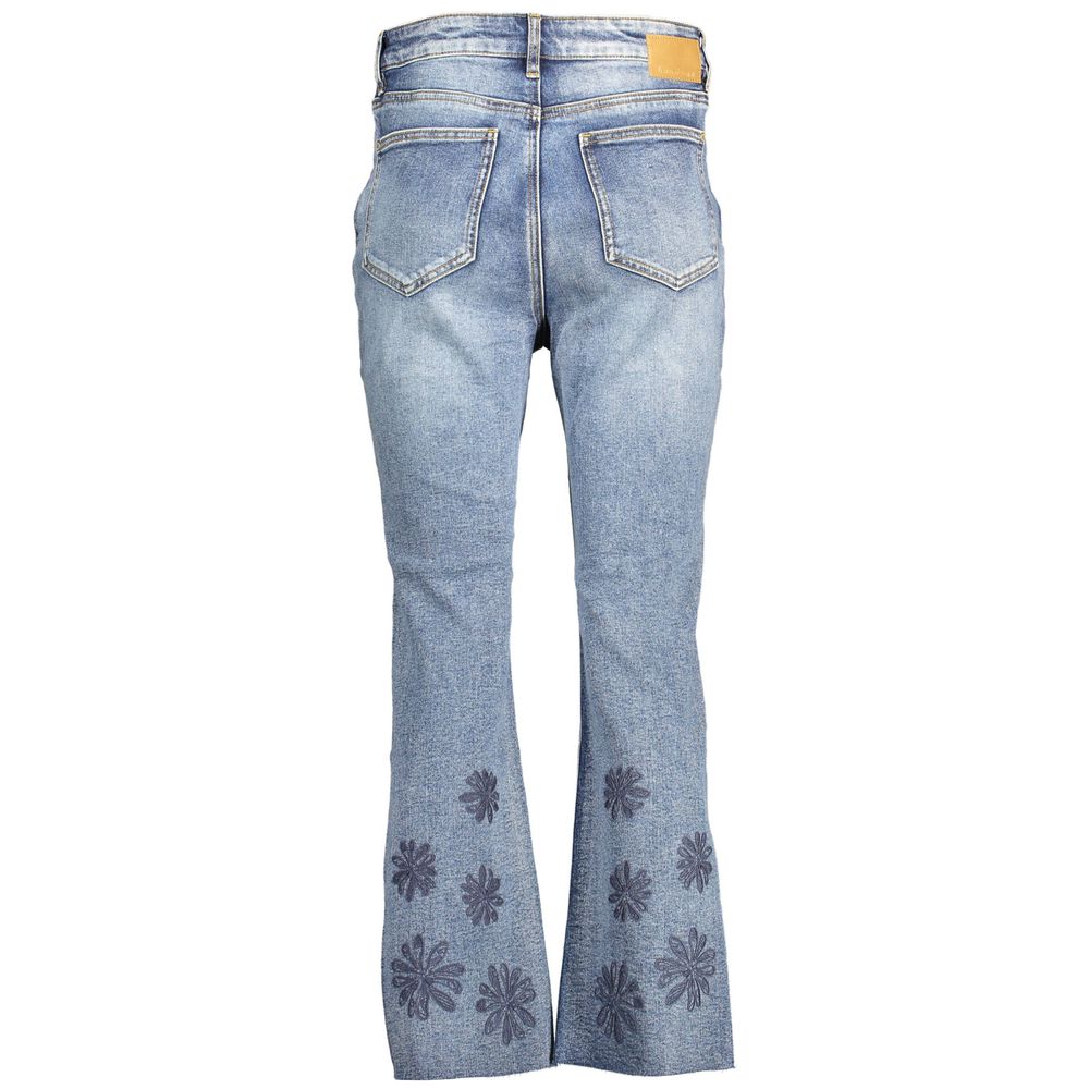 Desigual Blue Cotton Women Jeans | Regal Royce