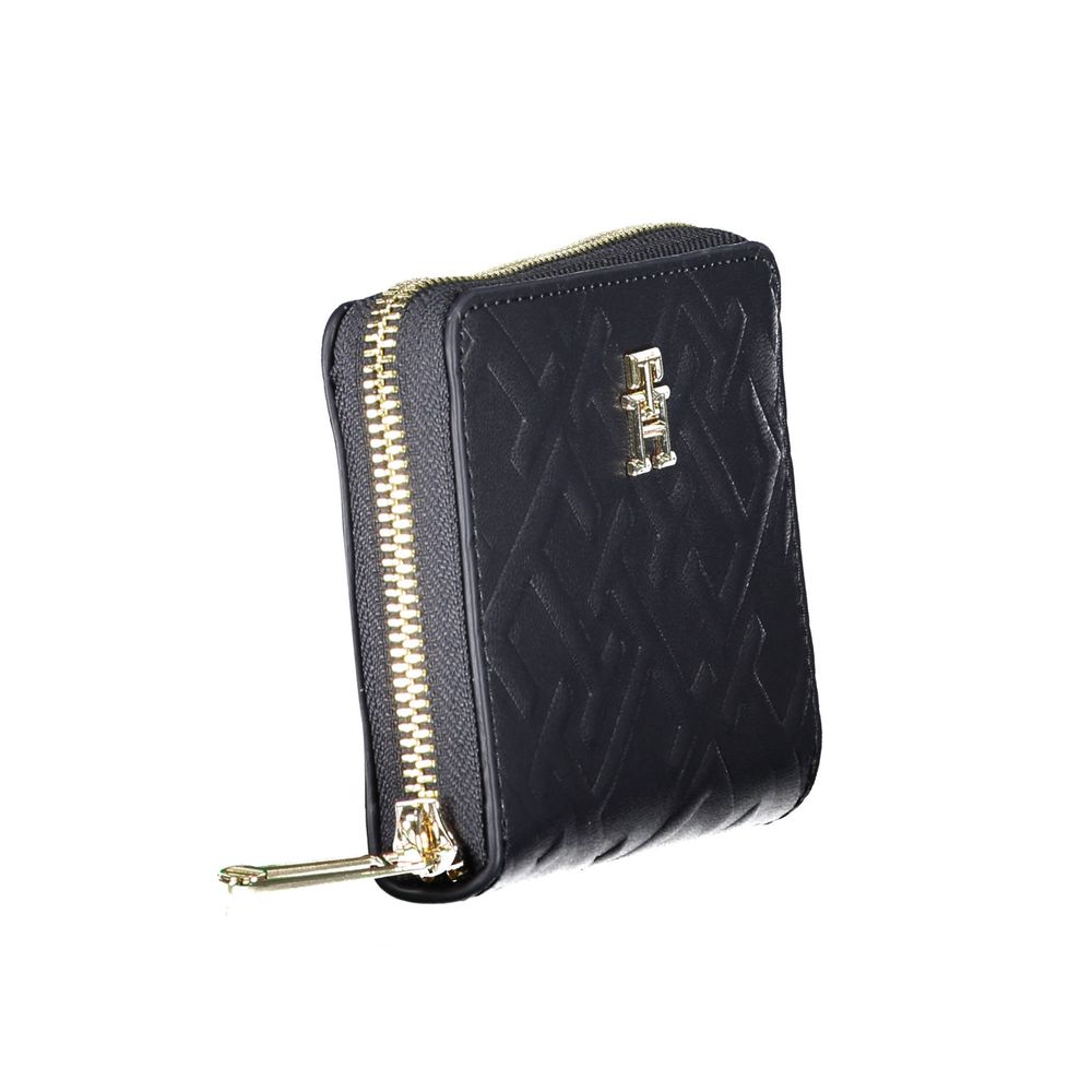 Tommy Hilfiger Blue Polyurethane Women Wallet | Regal Royce