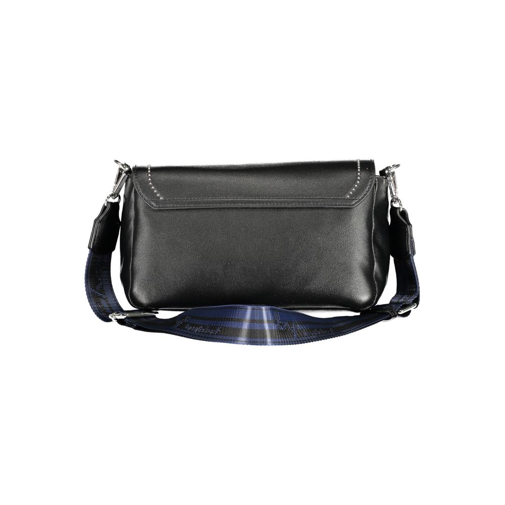 BYBLOS Black Polyethylene Women Handbag | Regal Royce