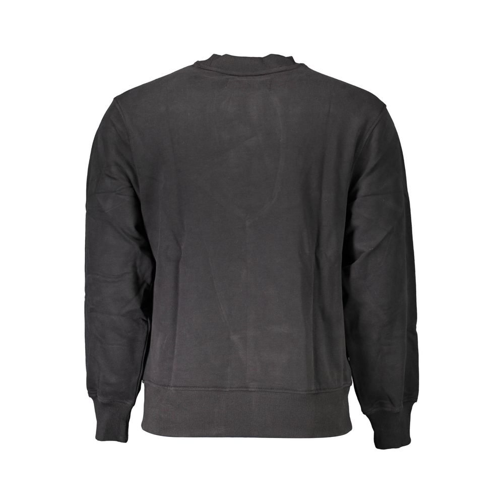 Calvin Klein Black Cotton Men Sweatshirt | Regal Royce