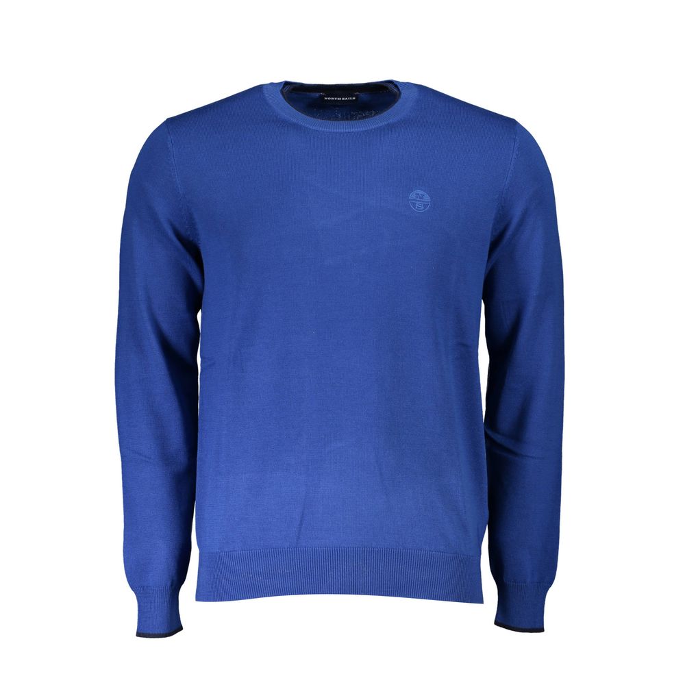 North Sails Blue Organic Cotton Men's Sweater | Regal Royce