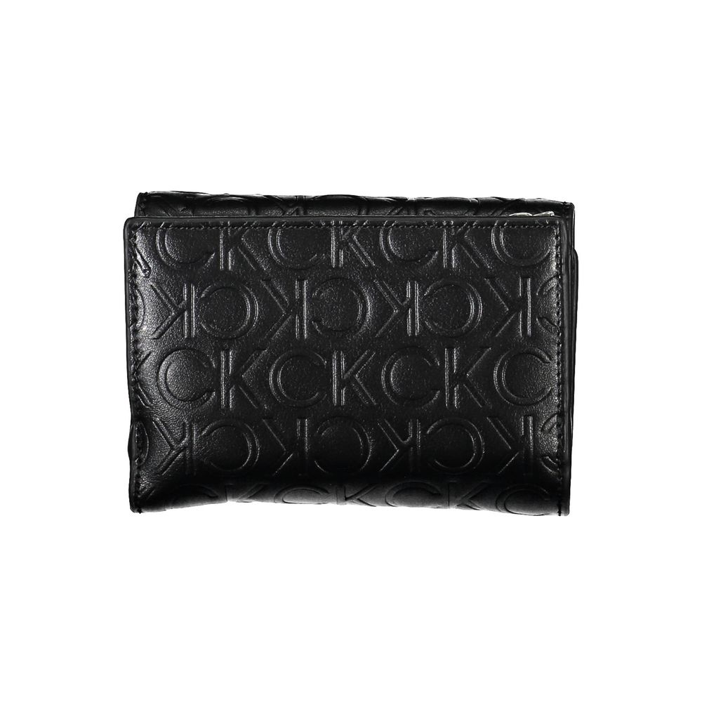 Calvin Klein Black Polyurethane Women Wallet | Regal Royce