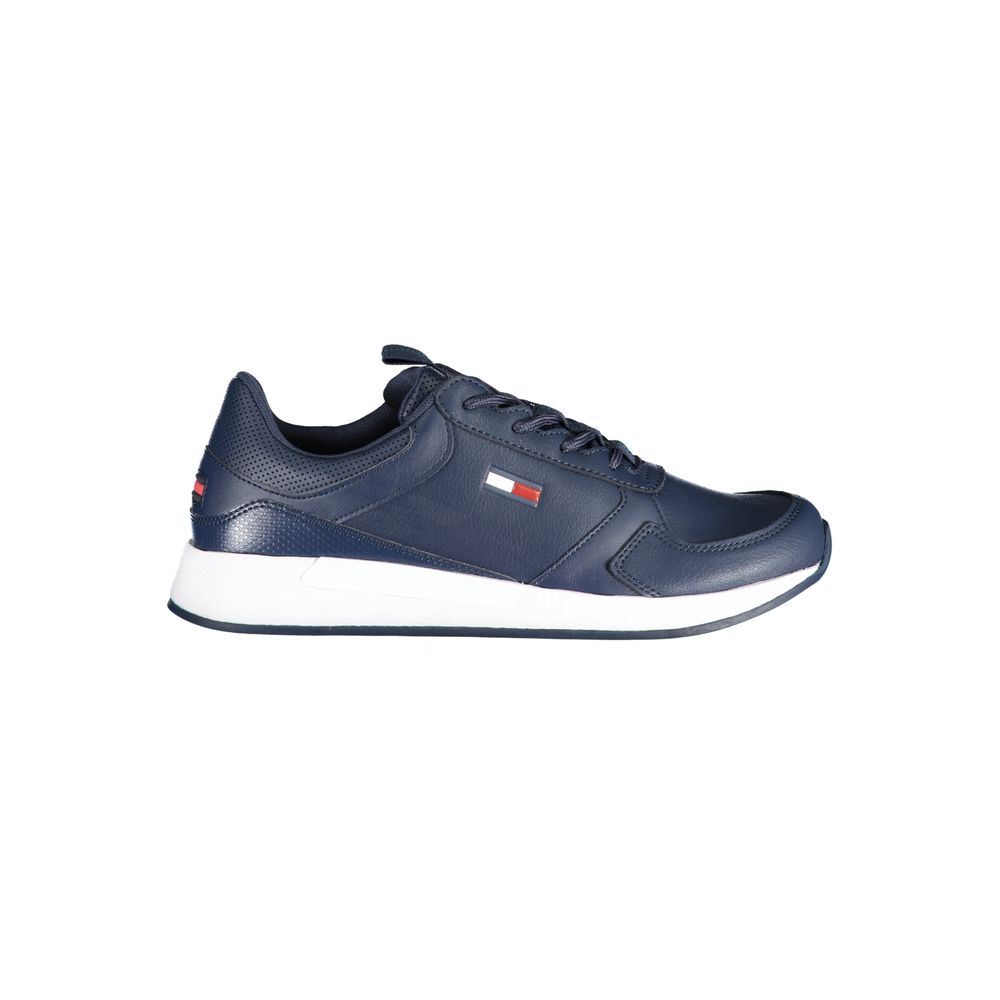 Tommy Hilfiger Blue Polyurethane Men Sneaker | Regal Royce
