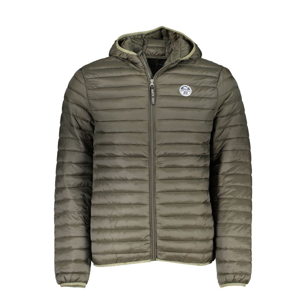 North Sails Green Polyamide Men Jacket | Regal Royce
