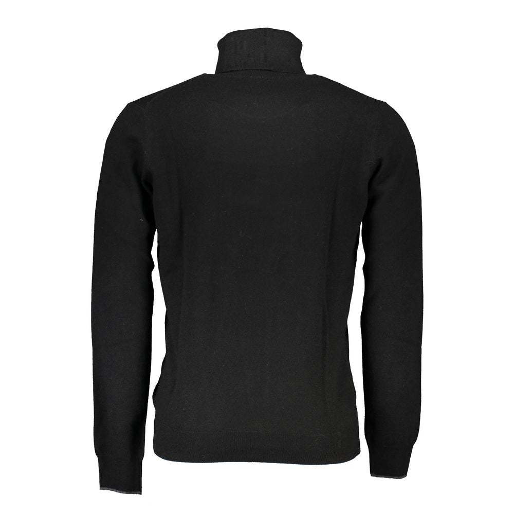 North Sails Black Poliammide Men Sweater | Regal Royce