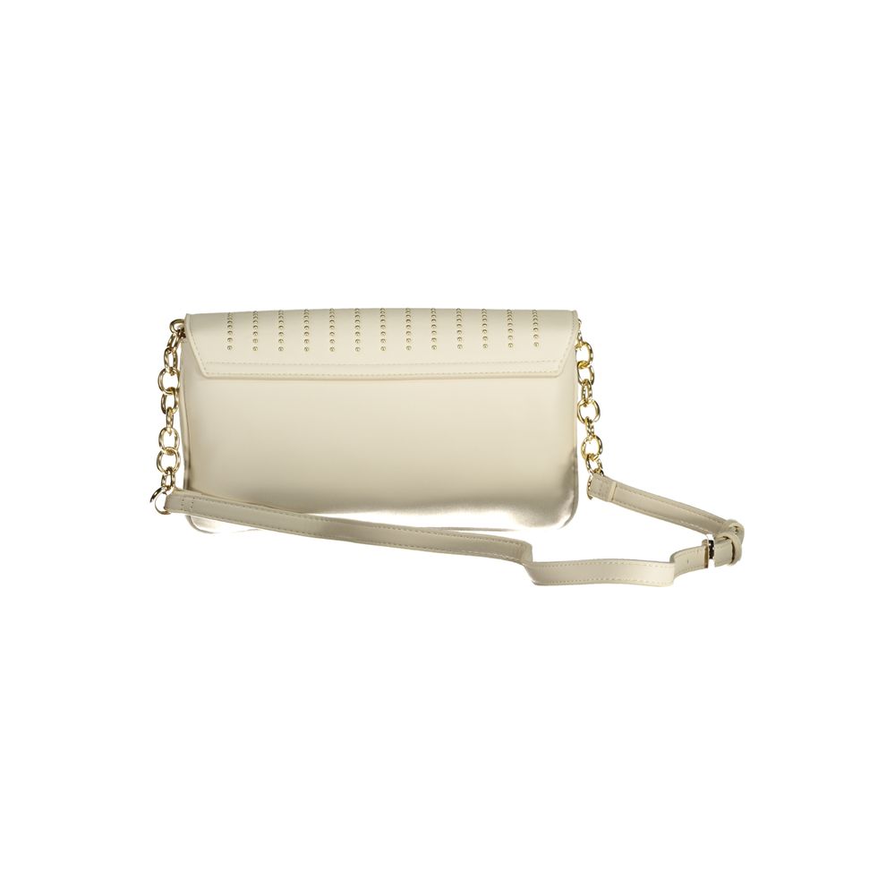 Mario Valentino Bianco Polyurethane Women Handbag | Regal Royce