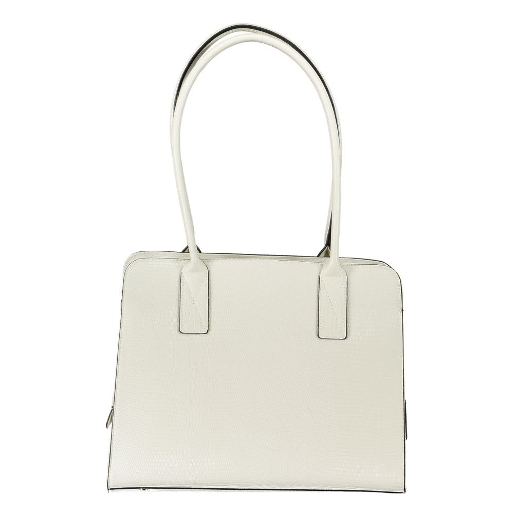 Mario Valentino Bianco Poliuretano Women Handbag | Regal Royce