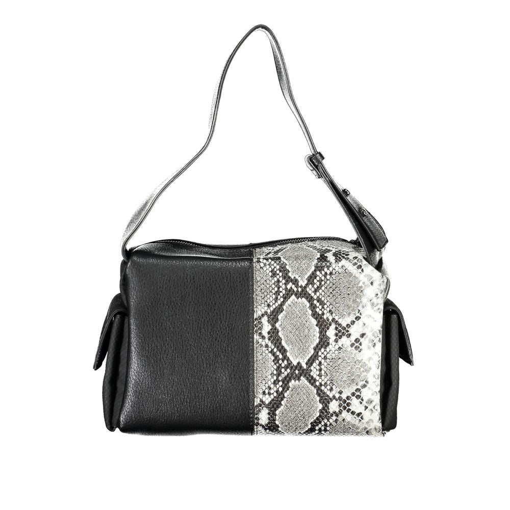 Desigual Nero Poliuretano Women Handbag | Regal Royce