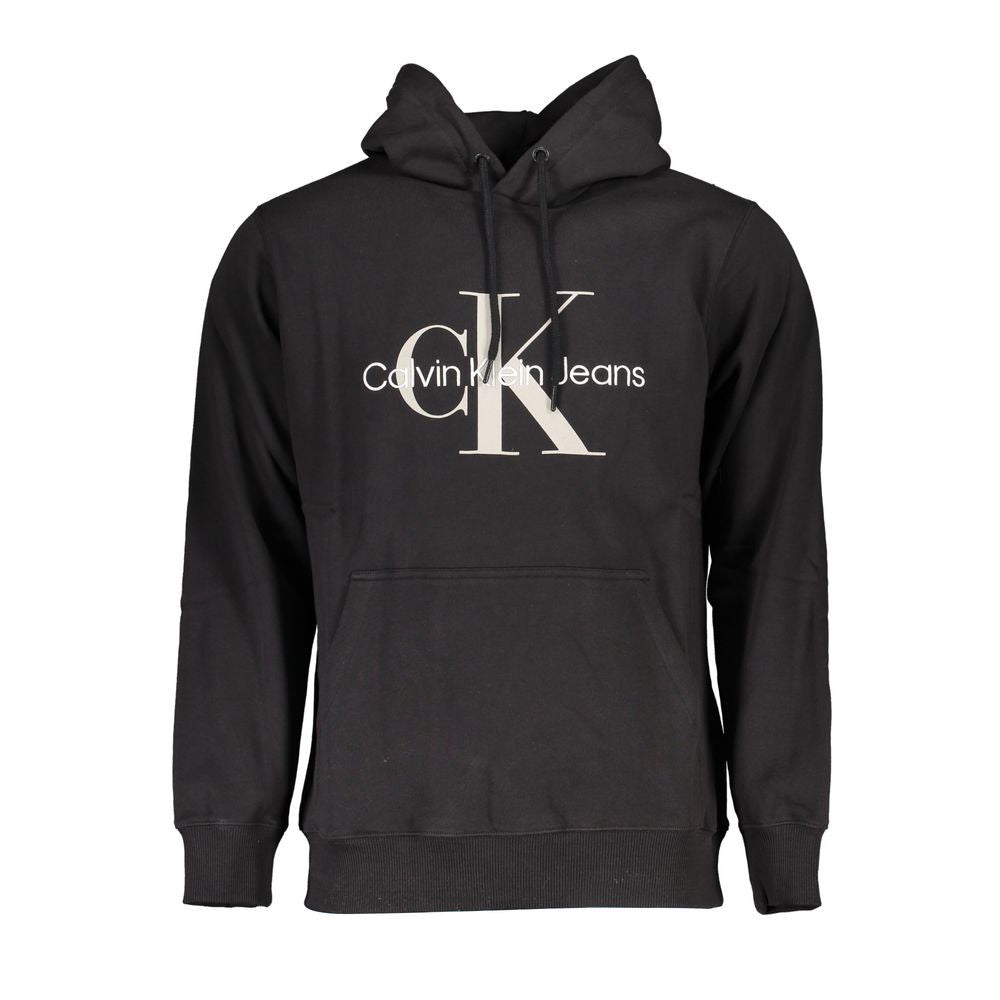 Calvin Klein Black Cotton Men Sweatshirt | Regal Royce