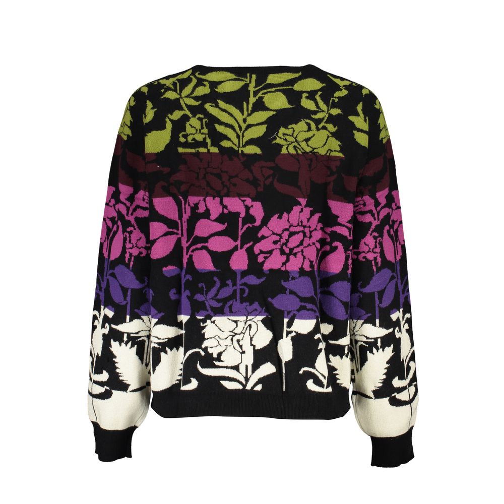 Desigual Black Polyester Sweater | Regal Royce