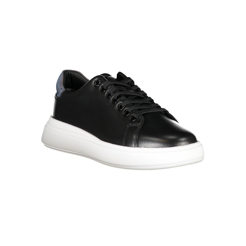 Calvin Klein Black Leather Women Sneaker | Regal Royce