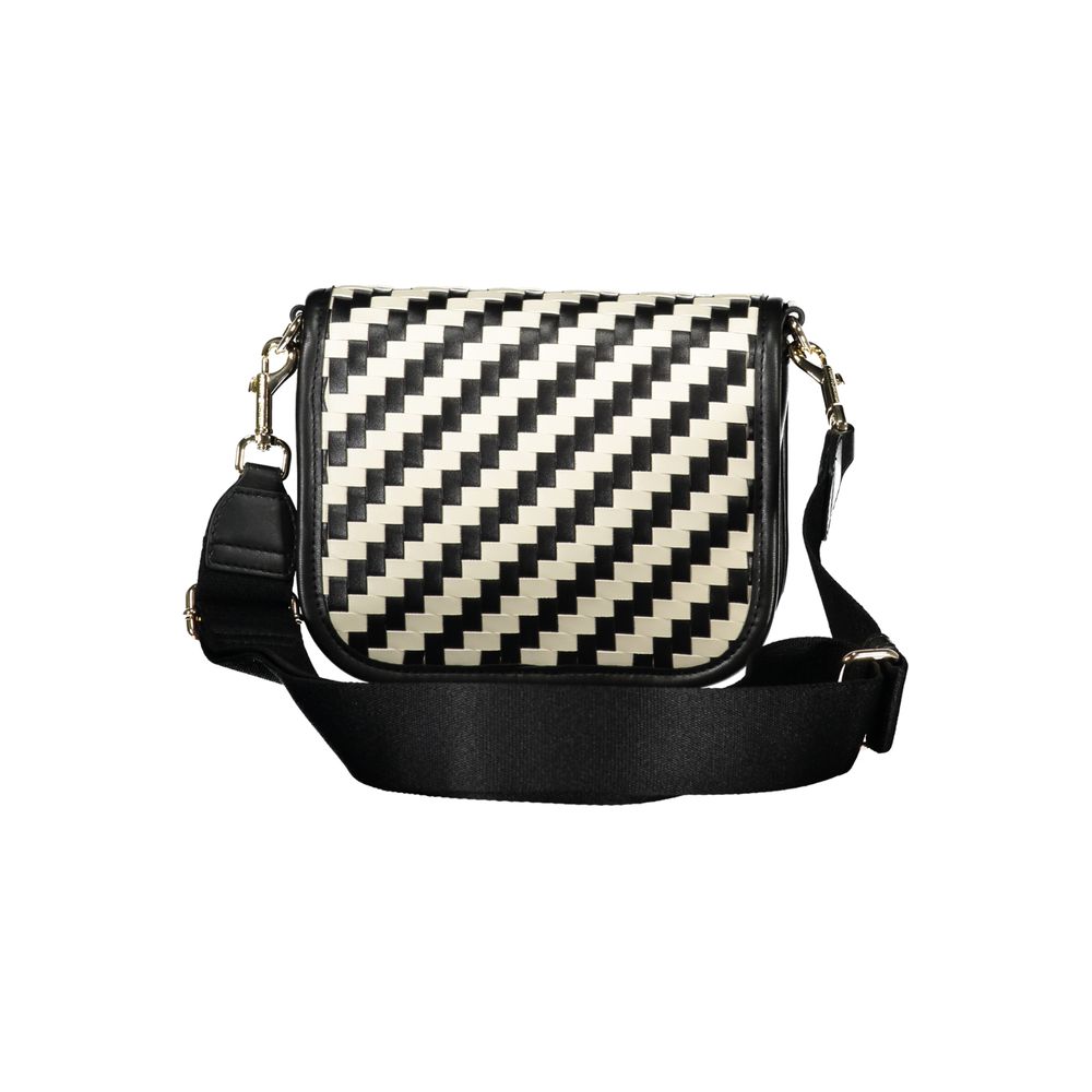 Tommy Hilfiger Black Polyurethane Women Handbag | Regal Royce