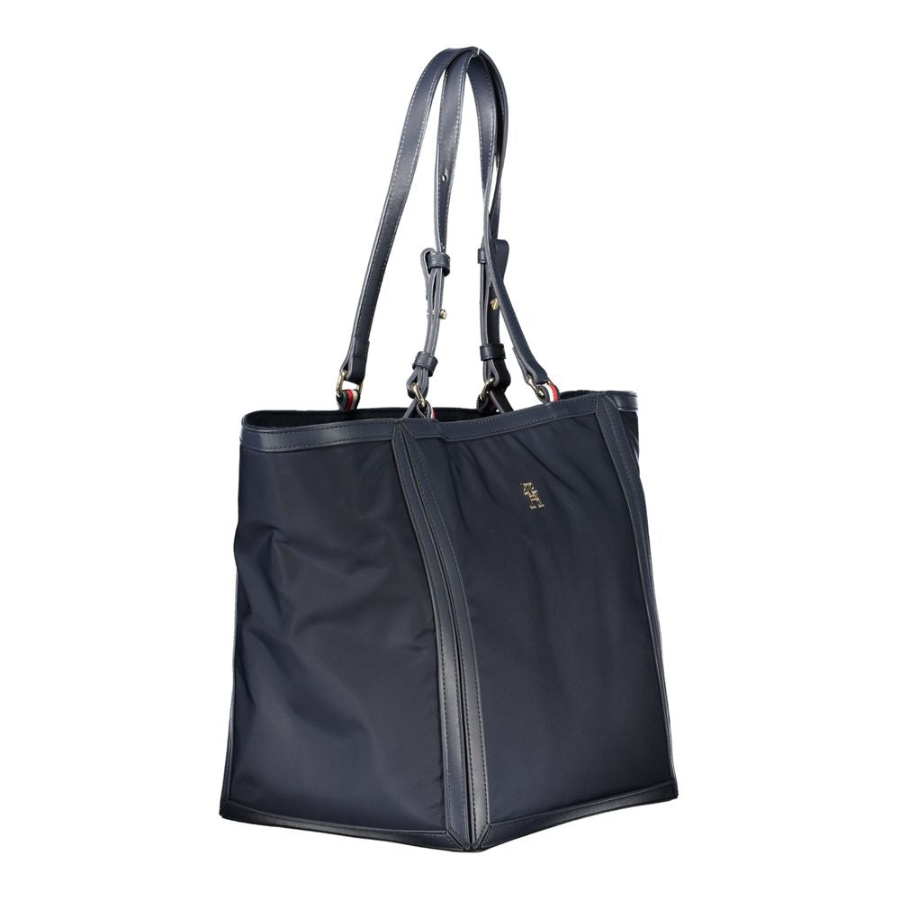 Tommy Hilfiger Blue Polyester Women Handbag | Regal Royce