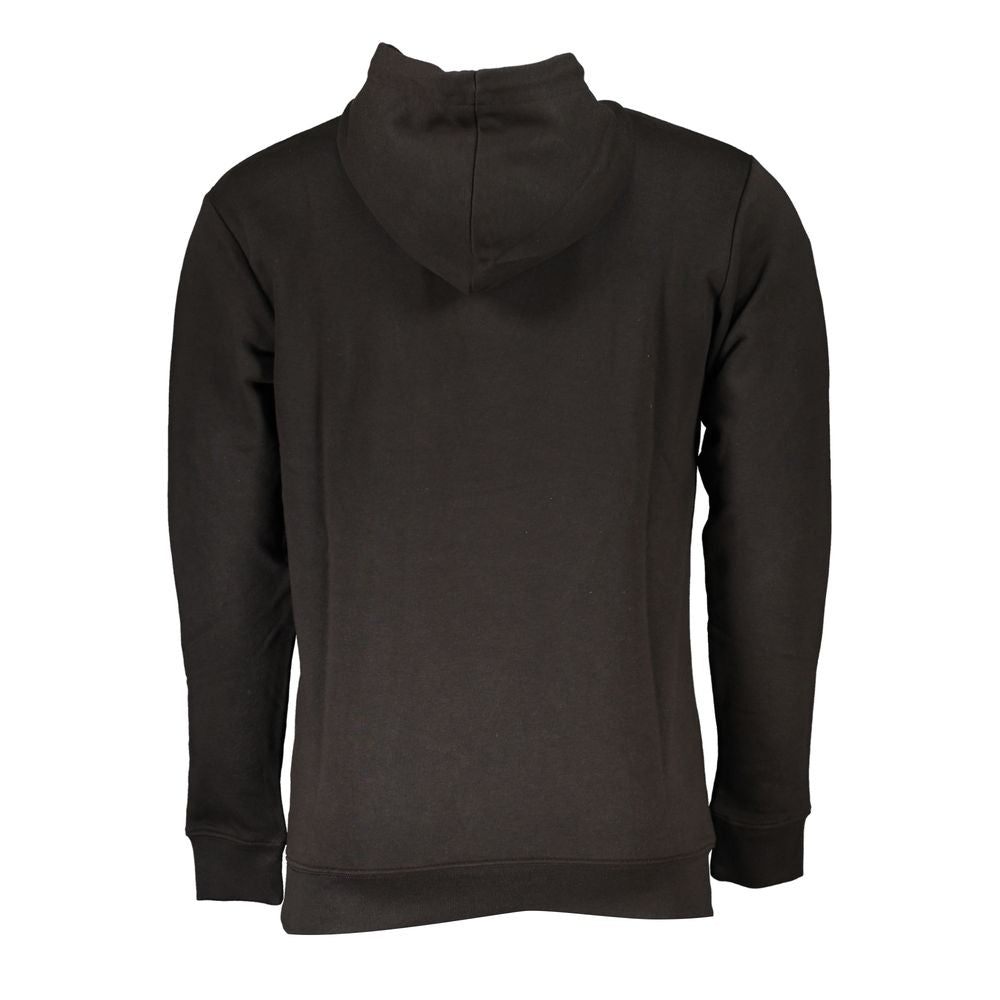 Cavalli Class "Nero Cotton Men Hoodie" | Regal Royce
