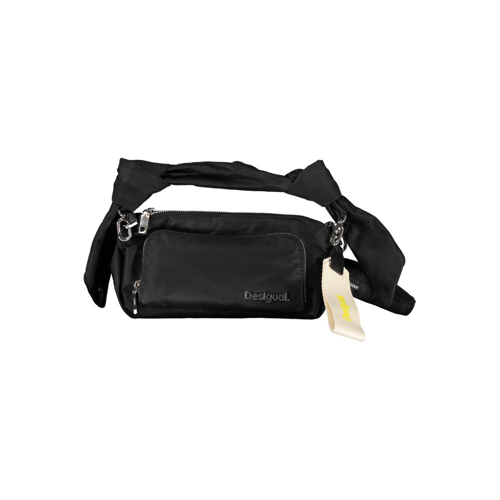 Desigual Black Polyester Women Handbag | Regal Royce