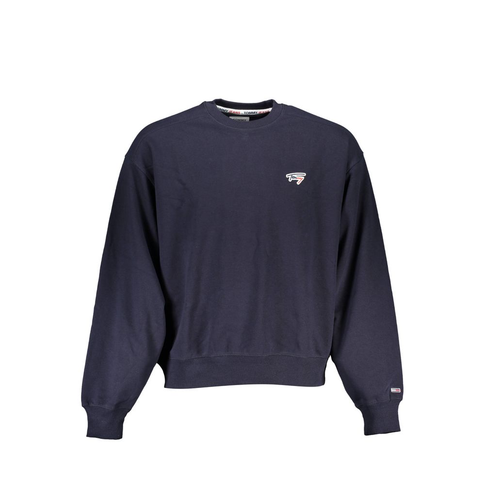 Tommy Hilfiger Blue Cotton Men Sweatshirt | Regal Royce