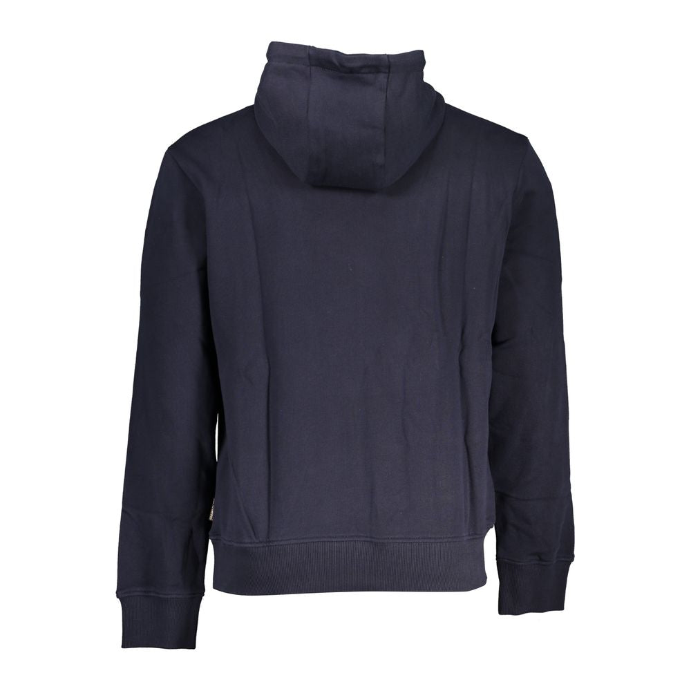Napapijri Blue Cotton Men Sweatshirt | Regal Royce
