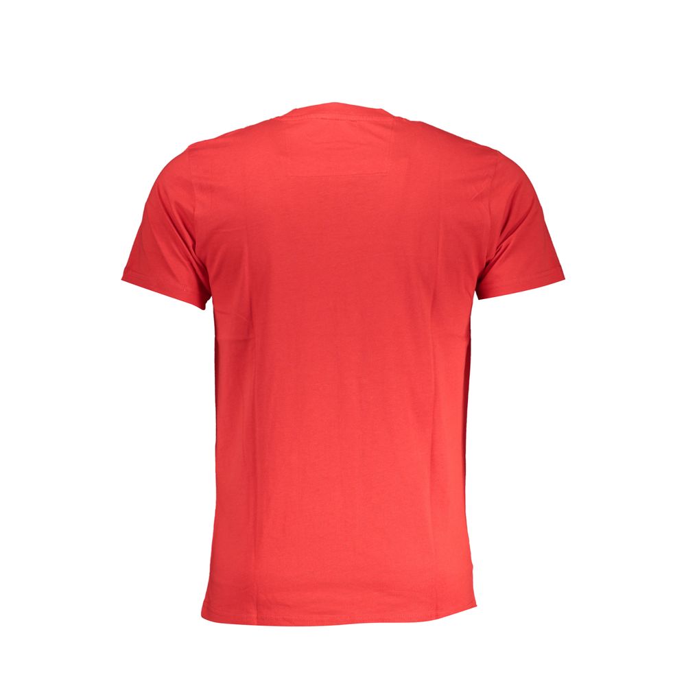 Cavalli Class Rosso Cotton Mens T-Shirt | Regal Royce