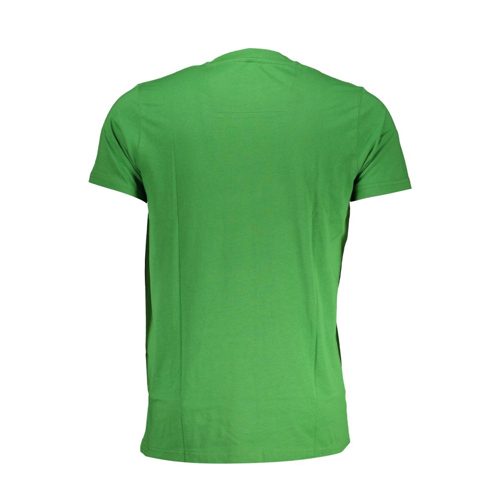 Cavalli Class Verde Cotton Men T-Shirt | Regal Royce