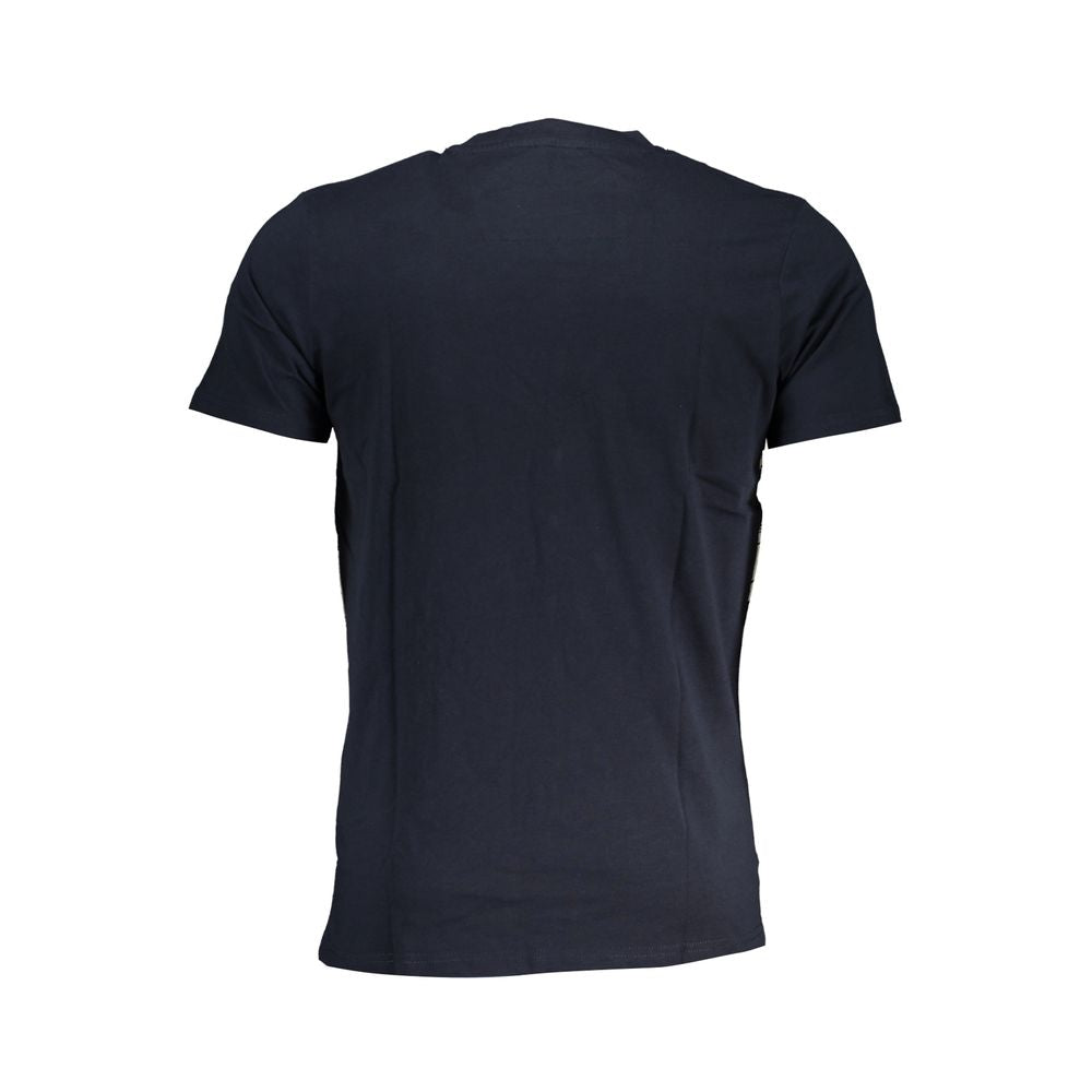 Cavalli Class Blu Cotton Men T-Shirt | Regal Royce