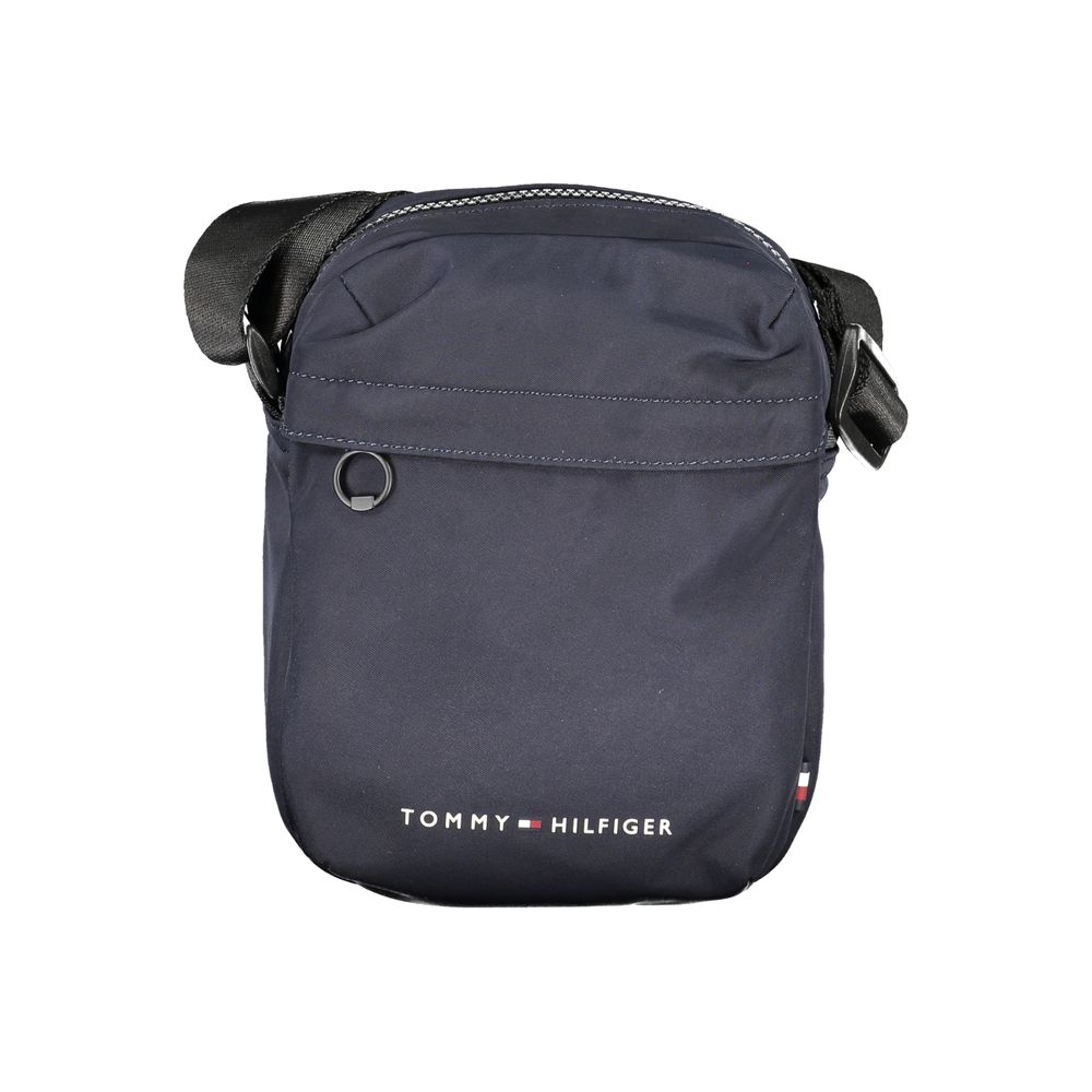 Tommy Hilfiger Blue Recycled Polyester Men Shoulder Bag | Regal Royce