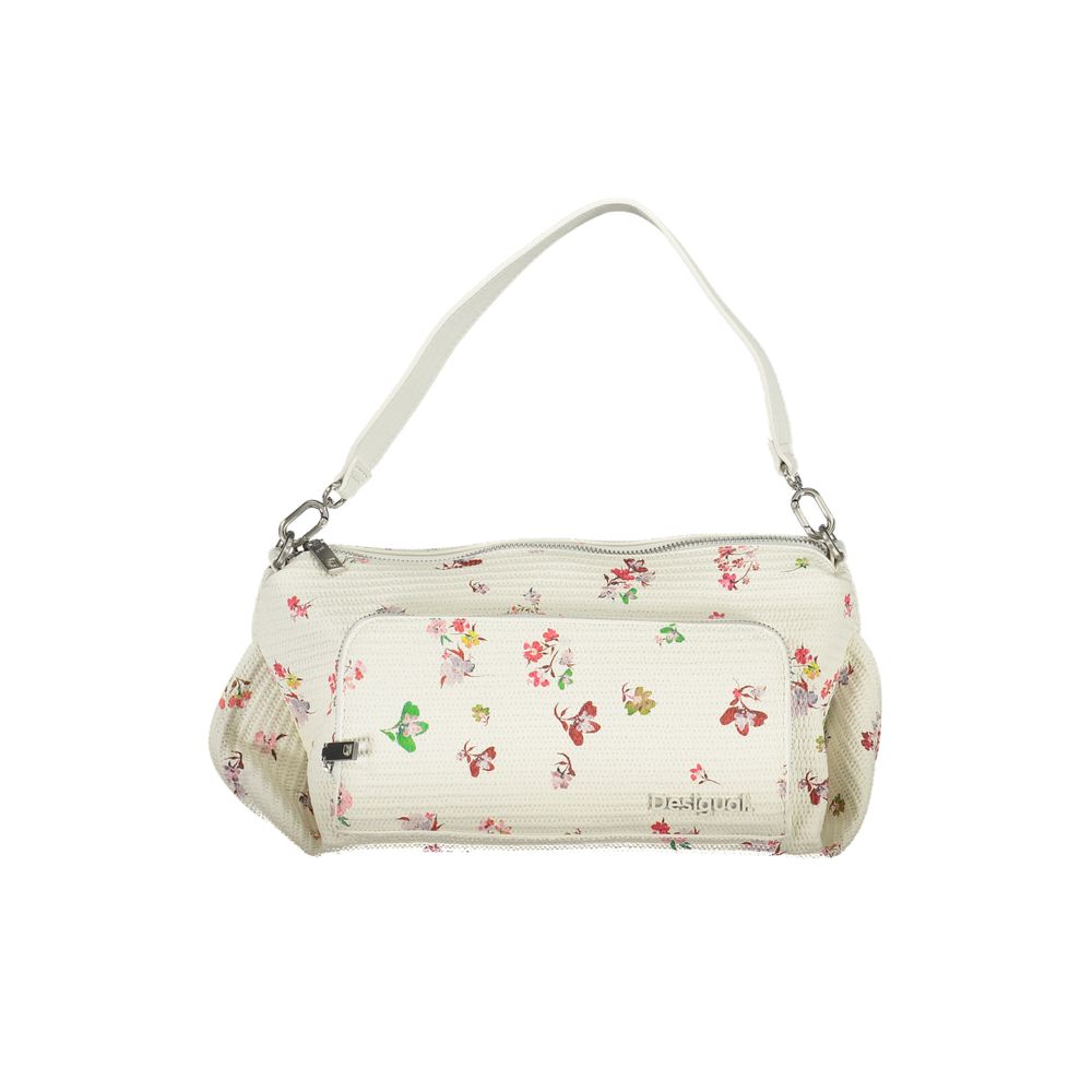 Desigual White Polyurethane Women Handbag | Regal Royce
