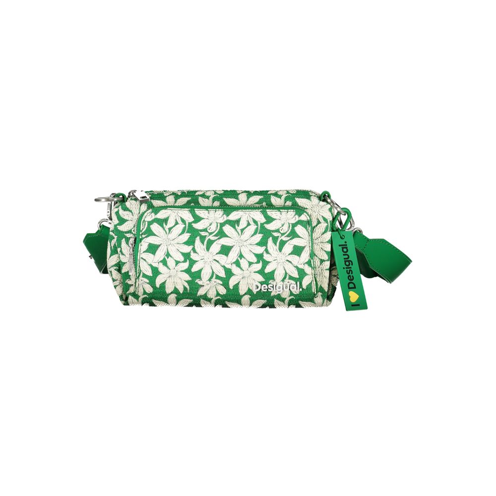 Desigual Verde Polyurethane Woman Shoulder Bag | Regal Royce