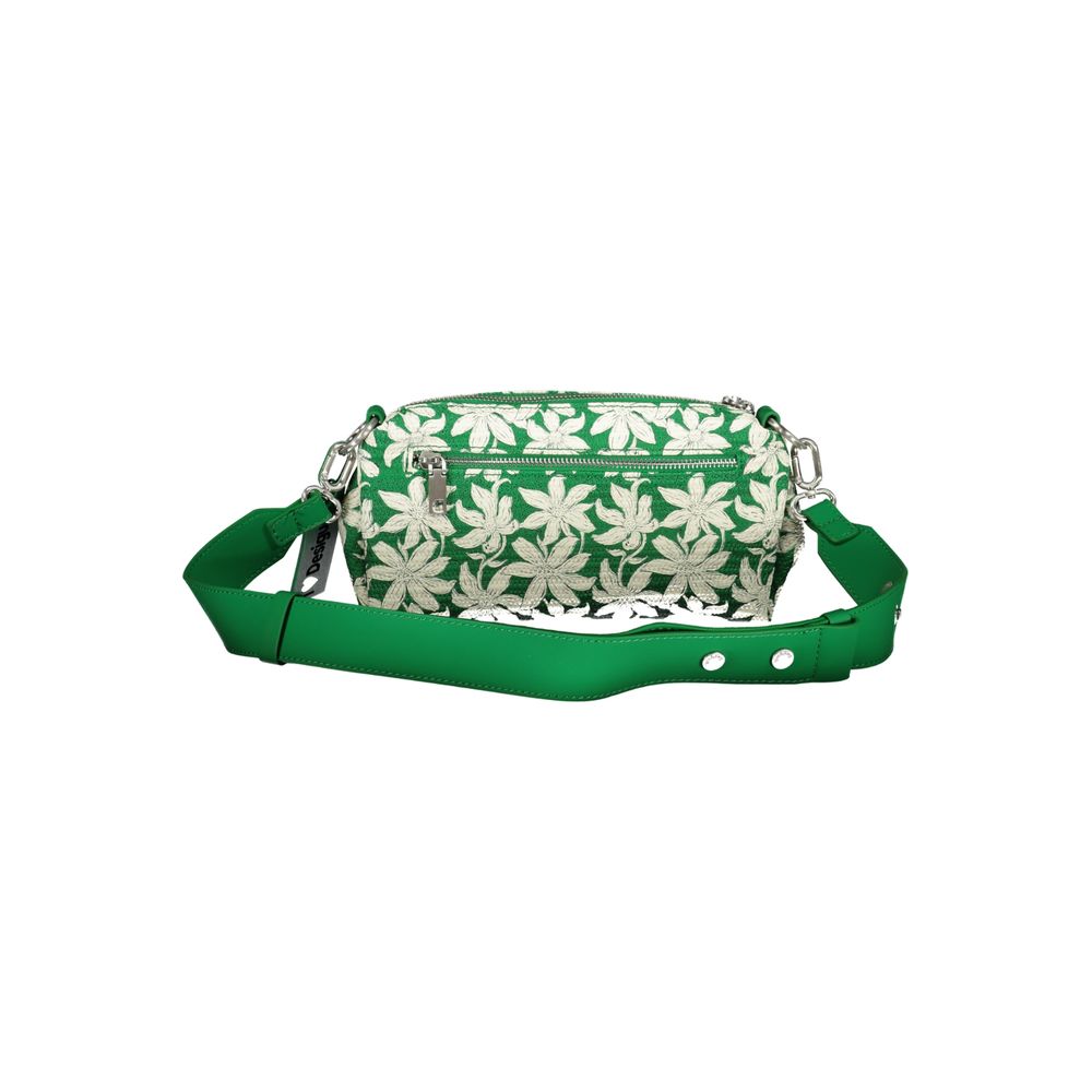 Desigual Verde Polyurethane Woman Shoulder Bag | Regal Royce