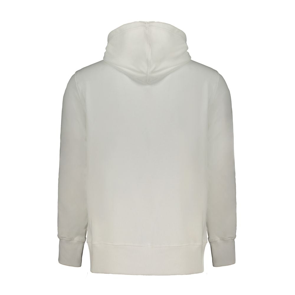 Calvin Klein White Cotton Men's Hooded Sweatshirt | Regal Royce