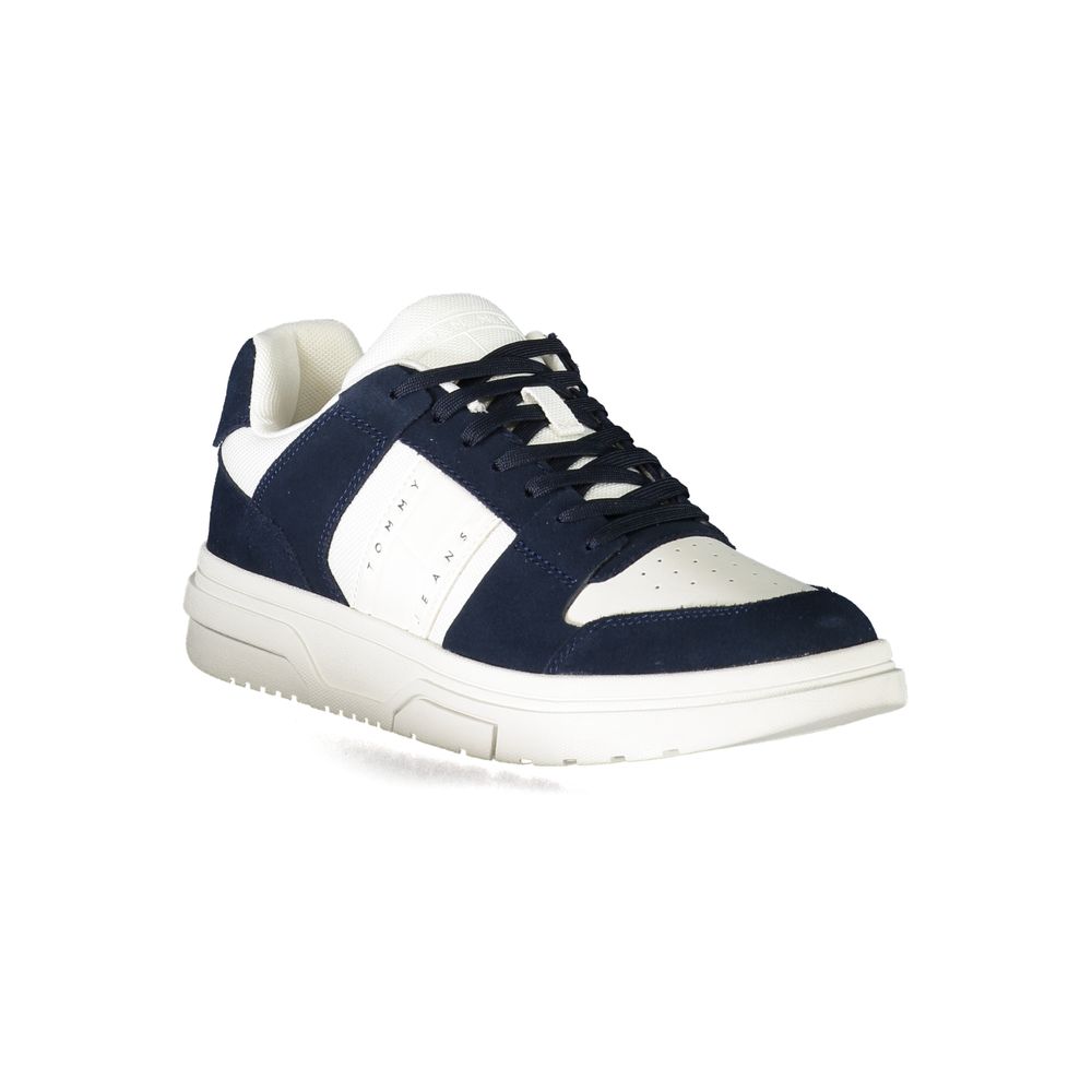 Tommy Hilfiger Blue Polyurethane Men Sneaker | Regal Royce