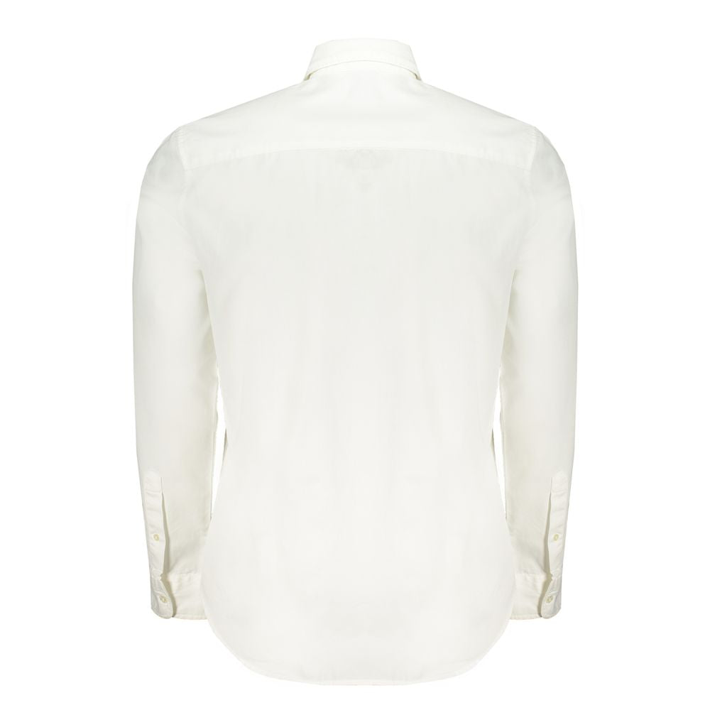 North Sails White Cotton Men Shirt | Regal Royce