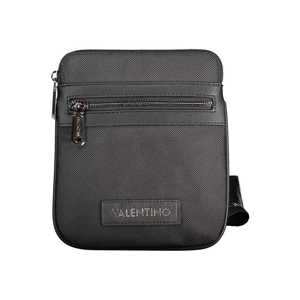 Mario Valentino Nero Poliuretano Mens Shoulder Bag | Regal Royce