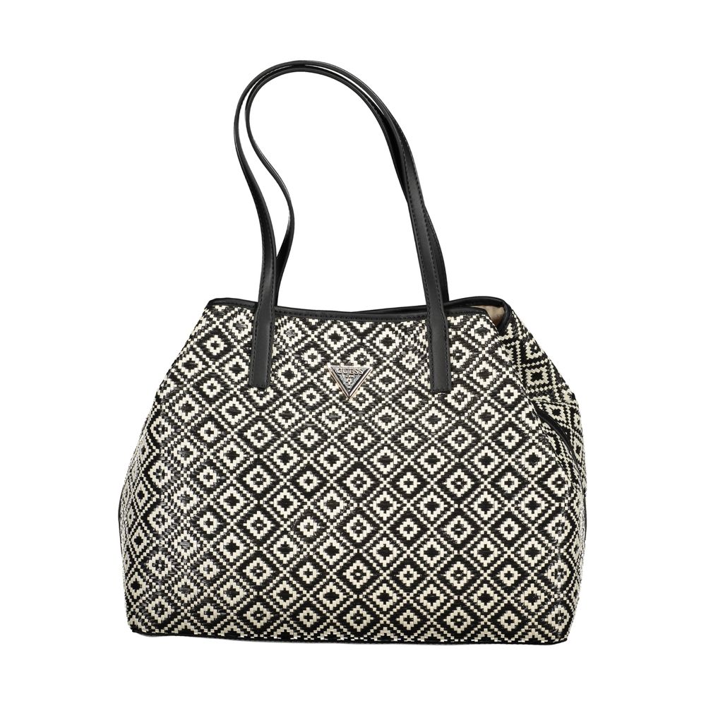 Guess Jeans Black Polyurethane Women Handbag | Regal Royce
