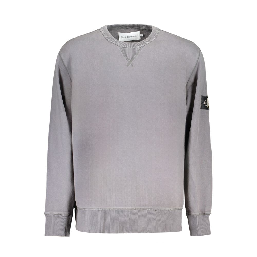 Calvin Klein Gray Cotton Men Sweater | Regal Royce
