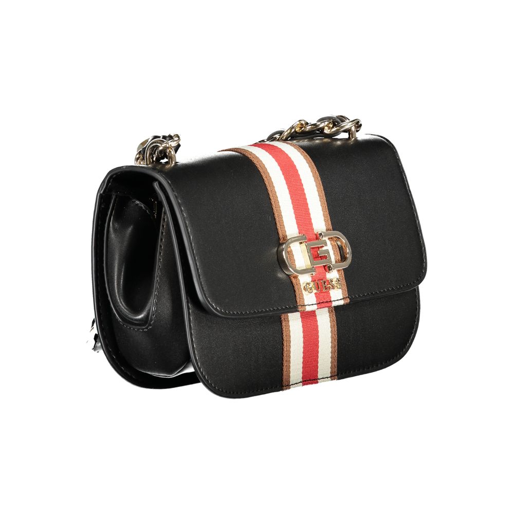 Guess Jeans Nero Poliuretano Women Handbag | Regal Royce