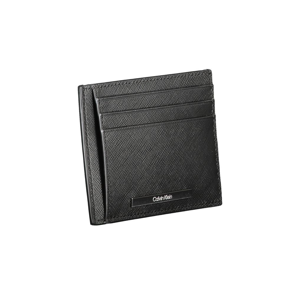 Calvin Klein Black Leather Mens Wallet Holder | Regal Royce