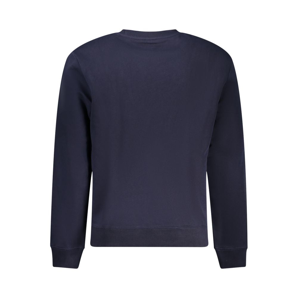 Napapijri Blue Cotton Men's Sweatshirt | Regal Royce