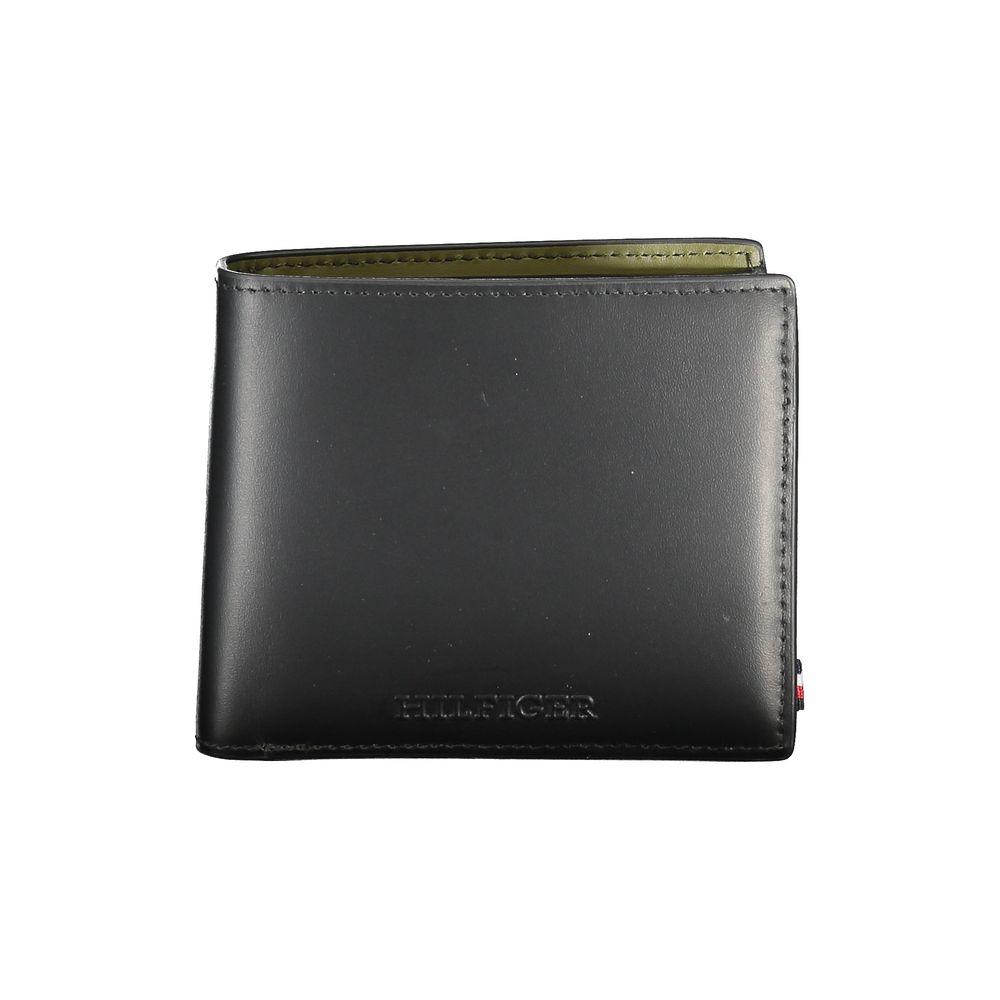 Tommy Hilfiger Black Leather Men's Wallet | Regal Royce
