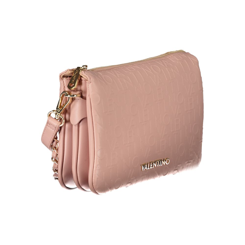Mario Valentino Rosa Polyurethane Women Handbag | Regal Royce
