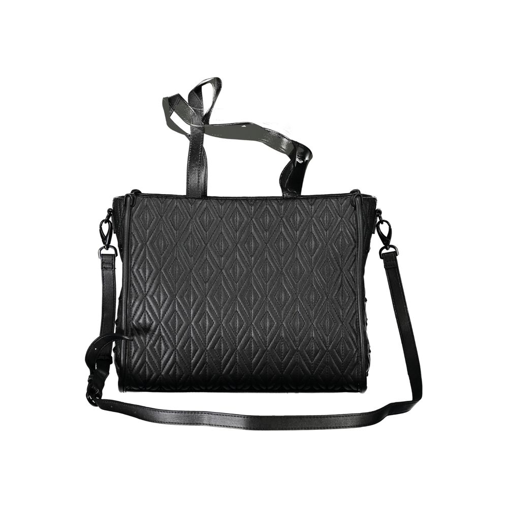 Mario Valentino Black Polyethylene Women Handbag