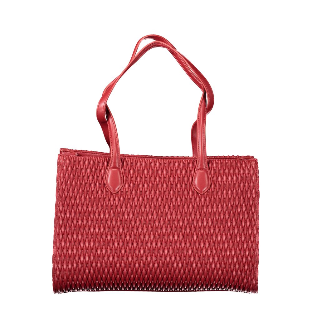 Mario Valentino Red Polyurethane Women Shoulder Bag | Regal Royce