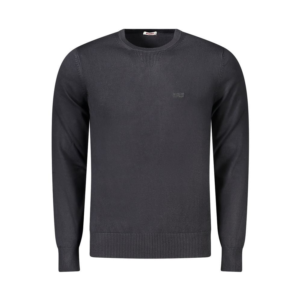 Rifle Black Viscose Men Sweater | Regal Royce