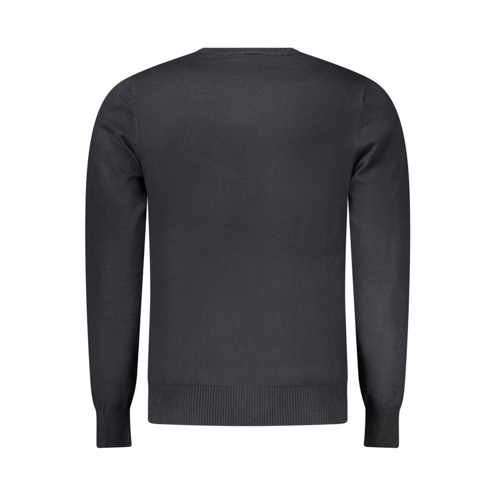 Rifle Black Viscose Men Sweater | Regal Royce