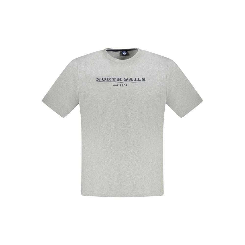 North Sails Grigio Cotton Men T-Shirt | Regal Royce