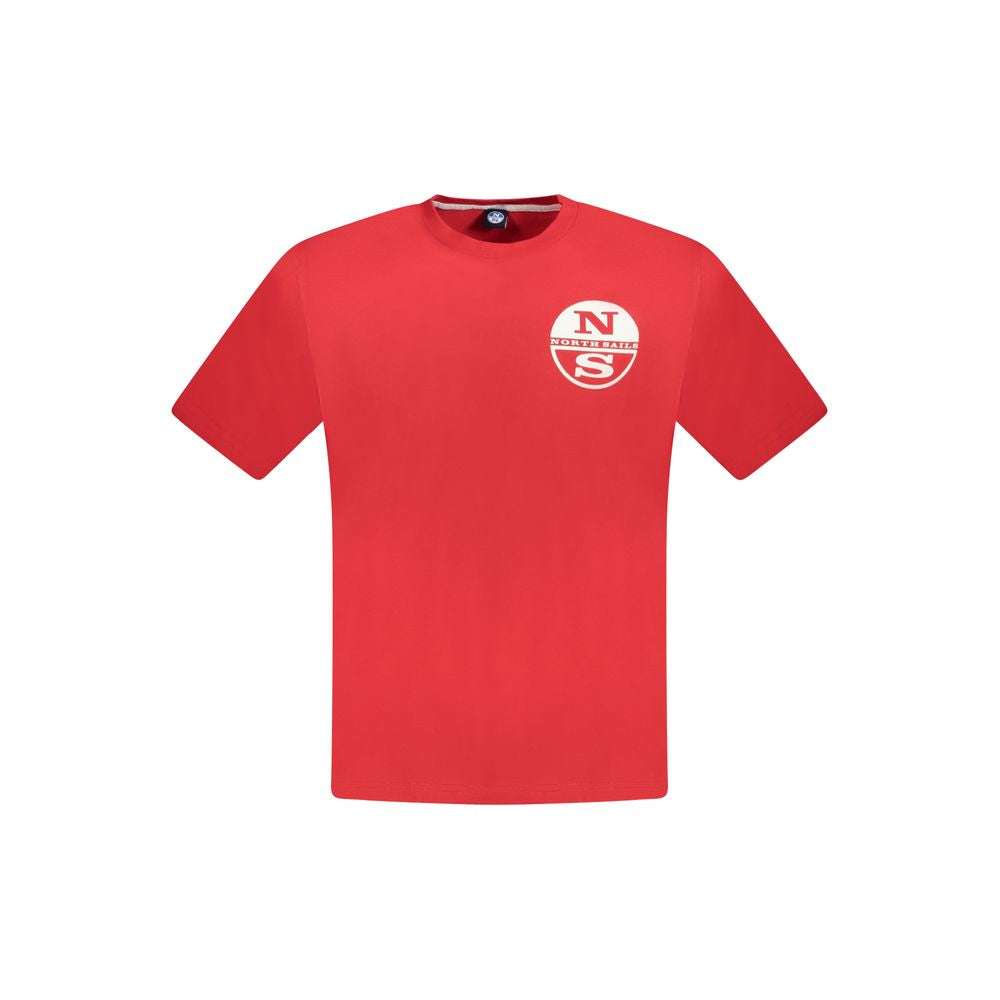 North Sails Rosso Cotton Men T-Shirt | Regal Royce
