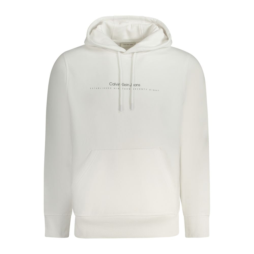 Calvin Klein White Cotton Men's Sweatshirt | Regal Royce
