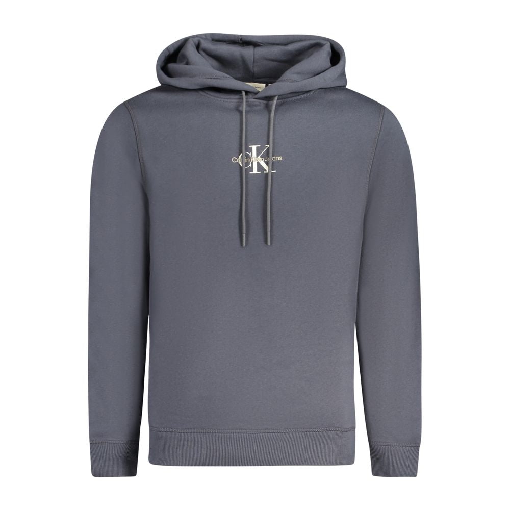 Calvin Klein Blu Cotton Men Sweatshirt | Regal Royce